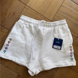 Women's Disco Hearts Shorts White - Roller Rabbit x Target